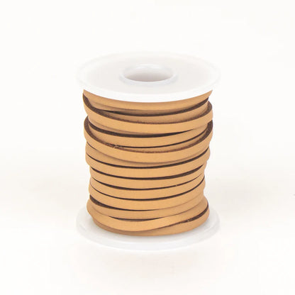 MAKERAID Veg Tan Leather Lacing 4mm 10.9m Tan / Mollies New Zealand