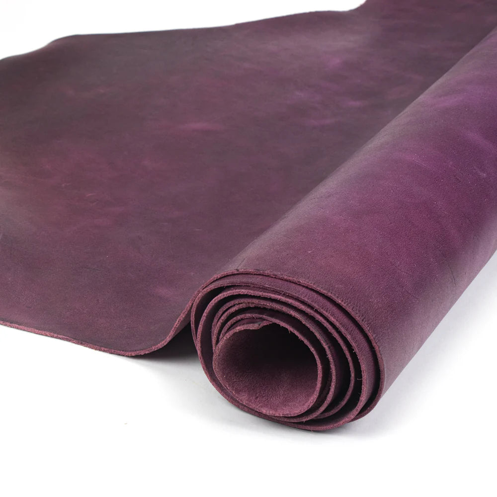 LEATHER Horween Derby / Side Tokyo Purple Side 4-5oz / Mollies New Zealand