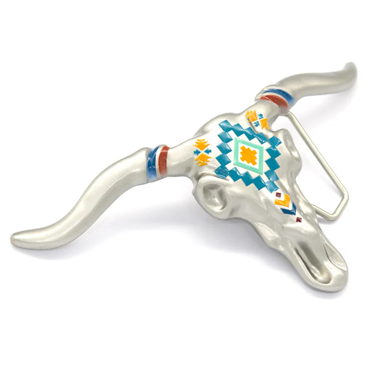 IVAN Steer Skull Trophy Buckle / Mollies New Zealand