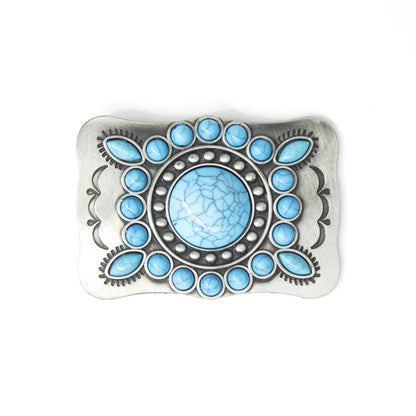 IVAN Turquoise Stone Plaque Trophy Buckle / Mollies New Zealand