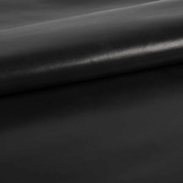 LEATHER Veg Tanned Aniline Kangaroo / Hide 2-3oz Black / Mollies New Zealand