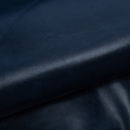 LEATHER Veg Tanned Aniline Kangaroo / Hide 2-3oz Navy / Mollies New Zealand