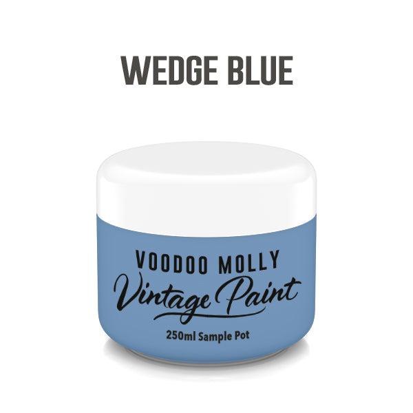 Vintage Paint Wedge Blue (ER) 250ml / Mollies New Zealand
