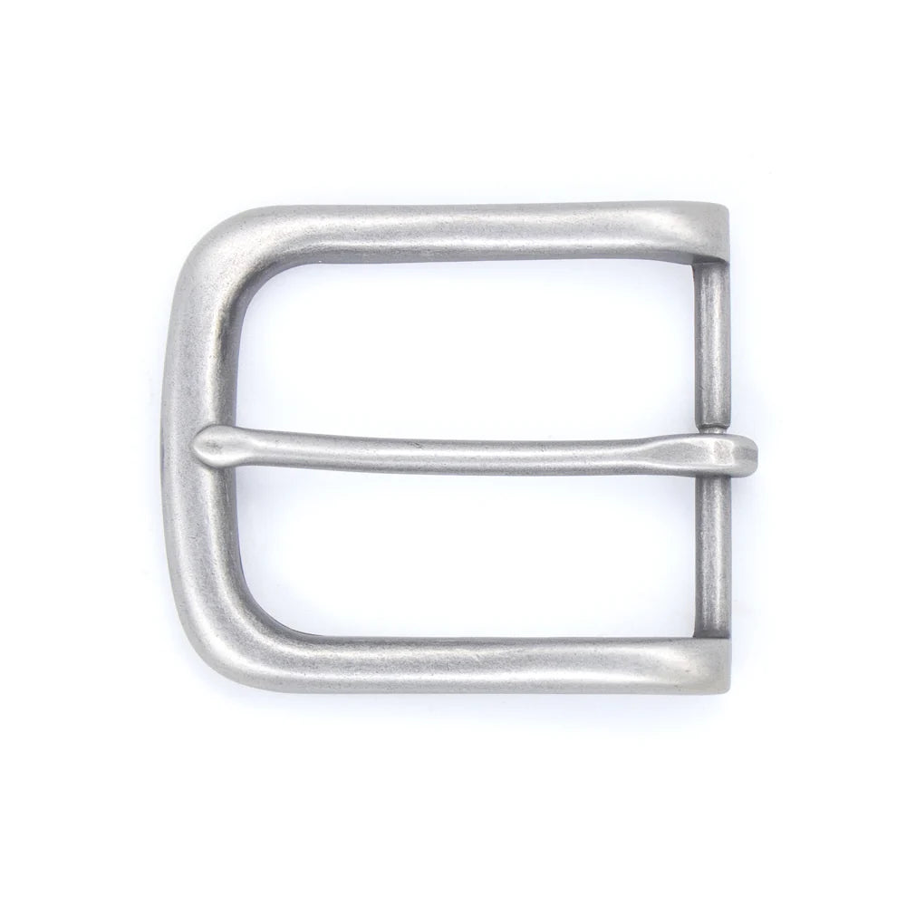 IVAN Wave End Bar Buckle Antique Nickel 40mm (1-1 2") / Mollies New Zealand