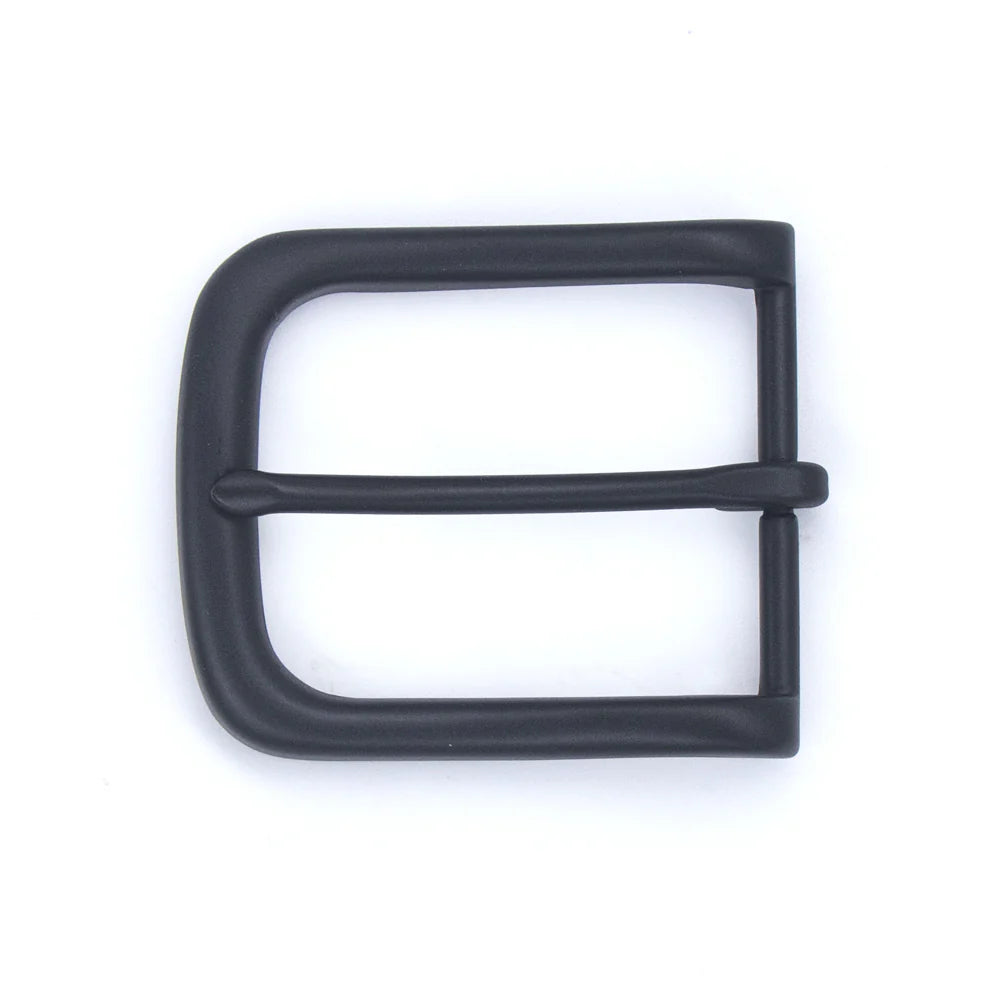 IVAN Wave End Bar Buckle Matt Black 40mm (1-1 2") / Mollies New Zealand