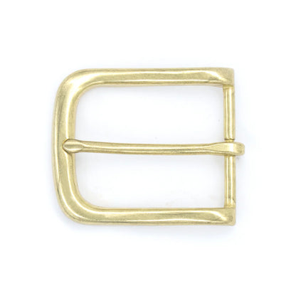 IVAN Wave End Bar Buckle Brass Plate 40mm (1-1 2") / Mollies New Zealand