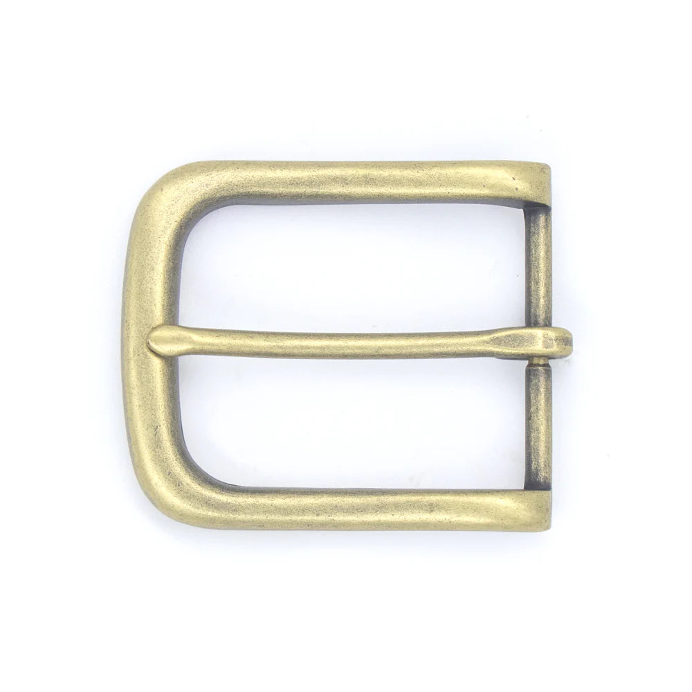 IVAN Wave End Bar Buckle Antique Brass 40mm (1-1 2") / Mollies New Zealand