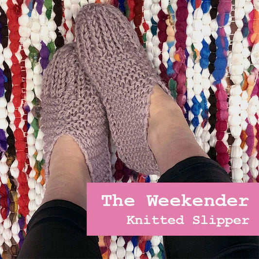The Weekender Crochet Slippers | Mollies Make And Create NZ
