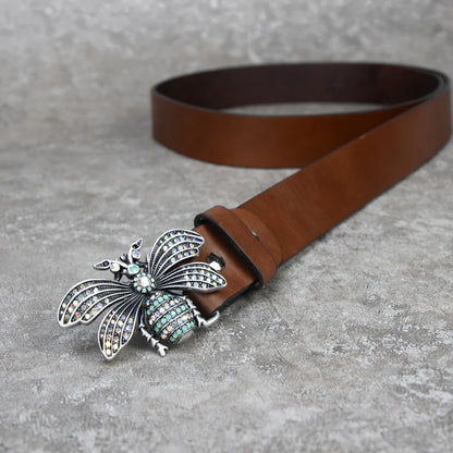 IVAN Rhinestone Honey Bee Trophy Buckle