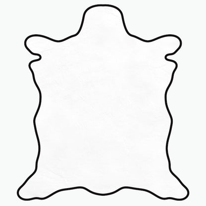 LEATHER Chrome Tanned Calfskin Hide 1oz White / Mollies New Zealand