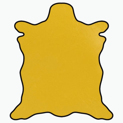 LEATHER Chrome Tanned Calfskin Hide 1oz Yellow / Mollies New Zealand