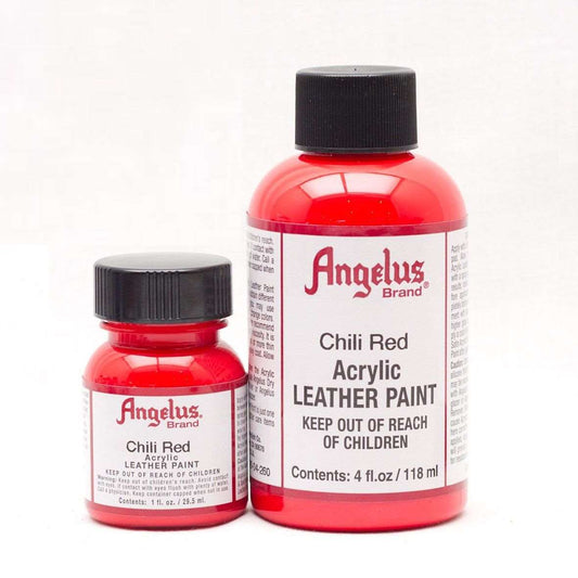 ANGELUS Acrylic Leather Paint Chili Red | Mollies Make And Create NZ