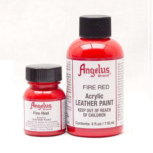 ANGELUS Acrylic Leather Paint Fire Red / Mollies New Zealand