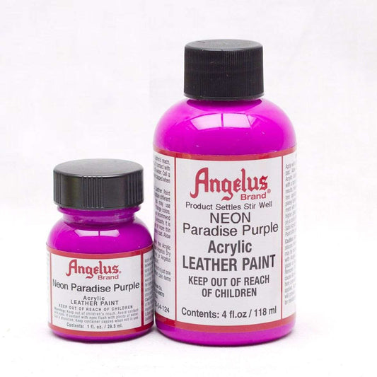 ANGELUS Acrylic Leather Paint Paradise Purple Neon | Mollies Make And Create NZ