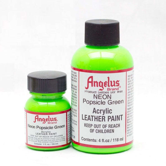 ANGELUS Acrylic Leather Paint Popsicle Green Neon / Mollies New Zealand