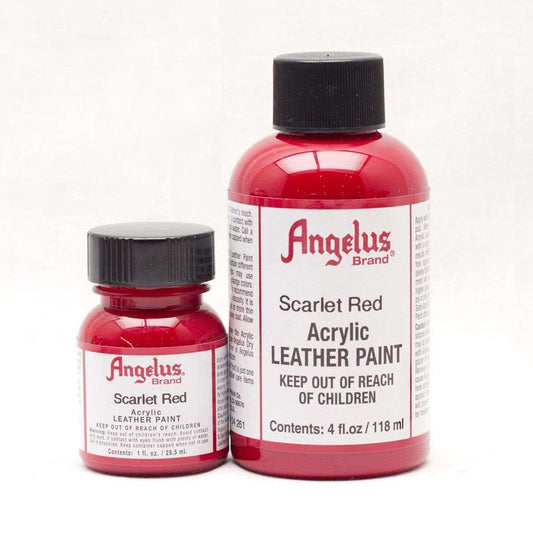 ANGELUS Acrylic Leather Paint Scarlet Red / Mollies New Zealand