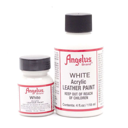 ANGELUS Acrylic Leather Paint White | Mollies Make And Create NZ