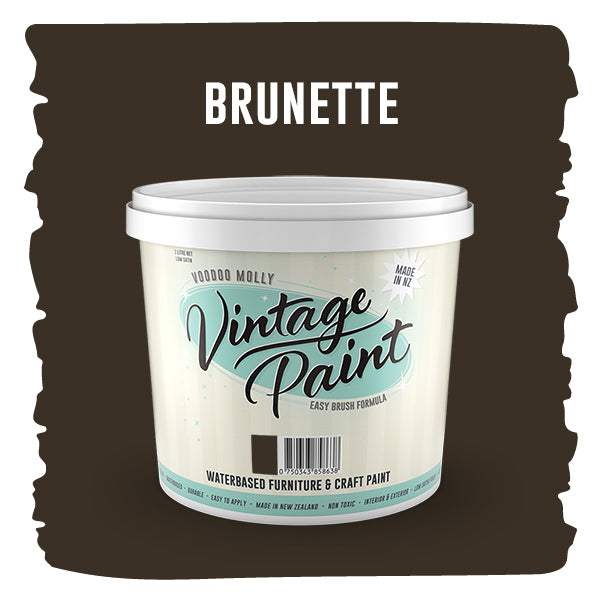 Vintage Paint Brunette (ER) 1 Litre / Mollies New Zealand