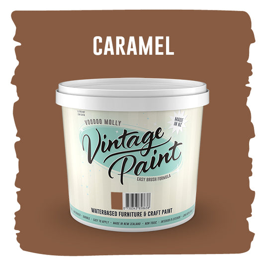 Vintage Paint Caramel (ER) 1 Litre / Mollies New Zealand