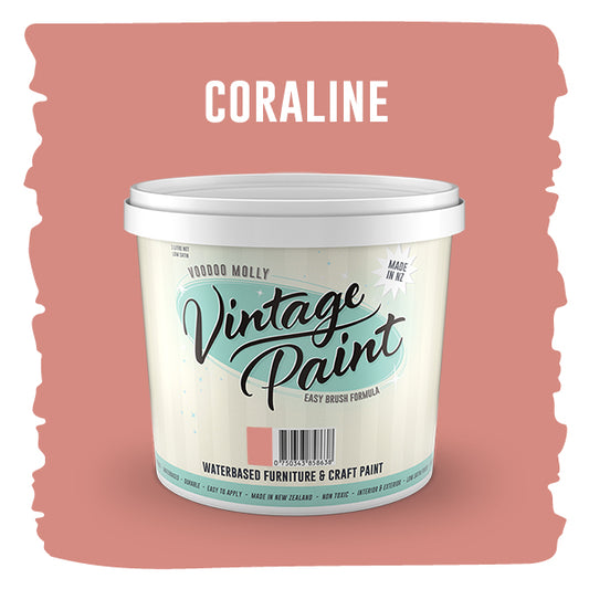 Vintage Paint Coraline (ER) 1 Litre / Mollies New Zealand