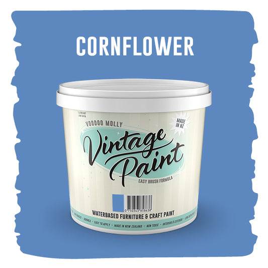 Vintage Paint Cornflower (ER) 1 Litre / Mollies New Zealand