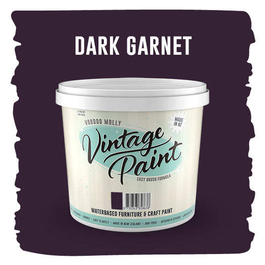Vintage Paint Dark Garnet (ER) 1 Litre / Mollies New Zealand