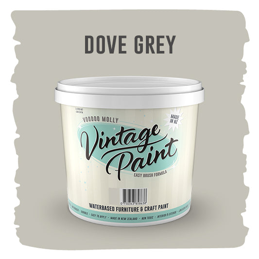 Vintage Paint Dove Grey (ER) 1 Litre / Mollies New Zealand