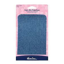 HEMLINE Iron On Patches Medium Denim / Mollies New Zealand