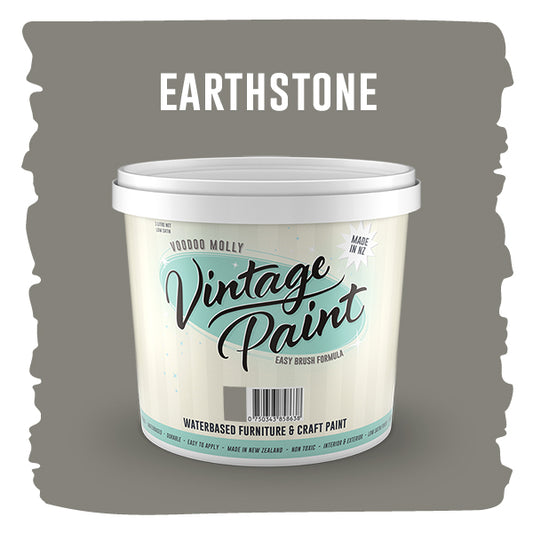 Vintage Paint Earthstone 1 Litre / Mollies New Zealand