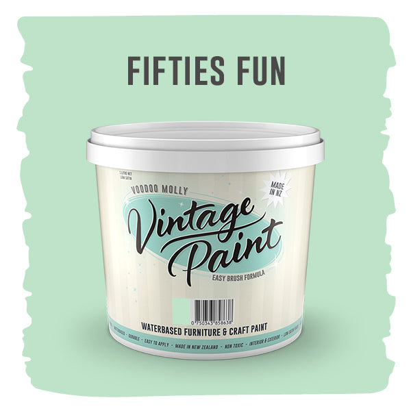 Vintage Paint Fifties Fun (ER) 1 Litre / Mollies New Zealand