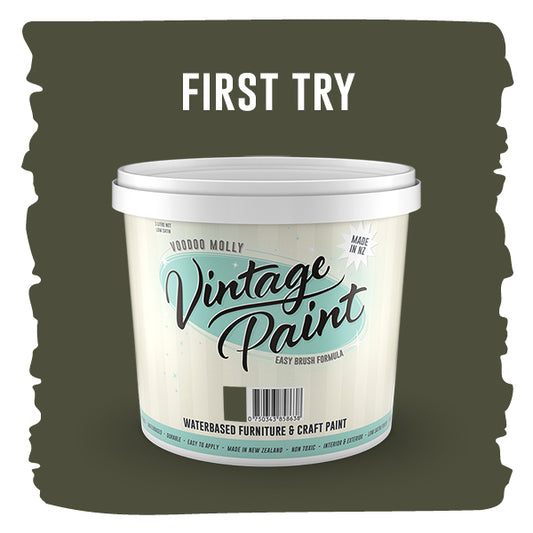Vintage Paint First Try (ER) 1 Litre / Mollies New Zealand
