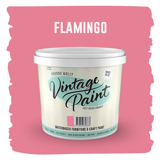 Vintage Paint Flamingo (ER) 1 Litre / Mollies New Zealand