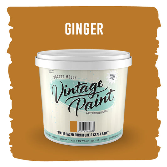 Vintage Paint Ginger (ER) 1 Litre / Mollies New Zealand