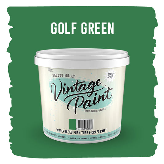 Vintage Paint Golf Green (ER) 1 Litre / Mollies New Zealand