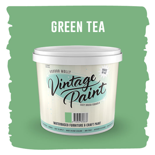Vintage Paint Green Tea 1 Litre / Mollies New Zealand