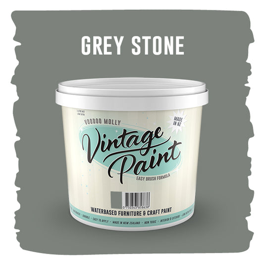 Vintage Paint Grey Stone (ER) 1 Litre / Mollies New Zealand
