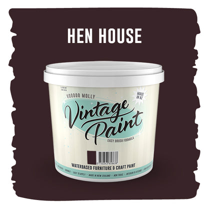 Vintage Paint Hen House (ER) 1 Litre / Mollies New Zealand