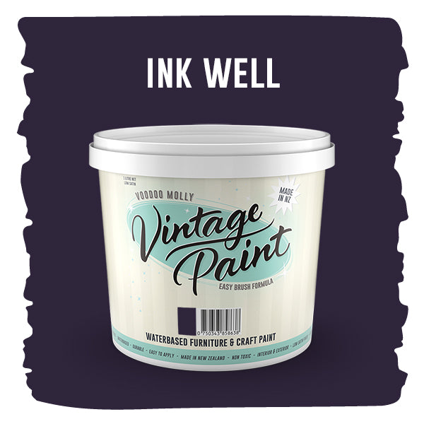 Vintage Paint Ink Well (ER) 1 Litre / Mollies New Zealand