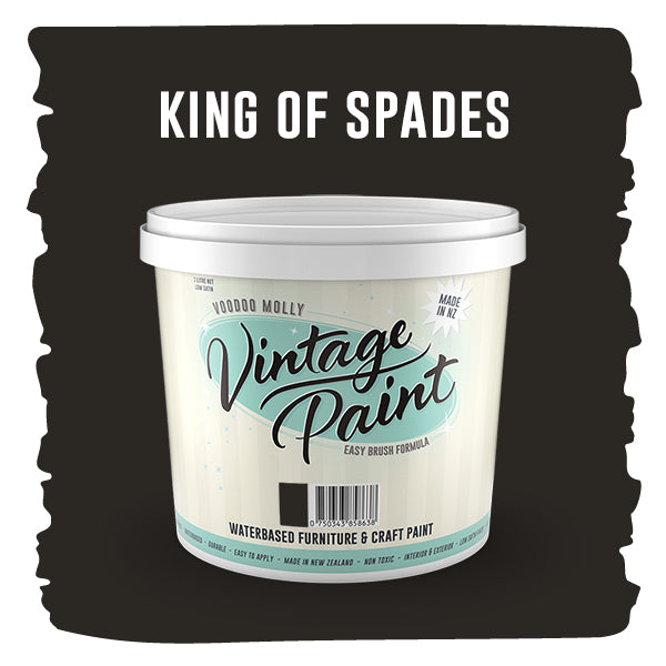 Vintage Paint King Of Spades (ER) 1 Litre / Mollies New Zealand