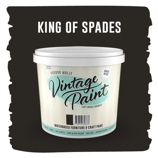 Vintage Paint King Of Spades (ER) 1 Litre / Mollies New Zealand