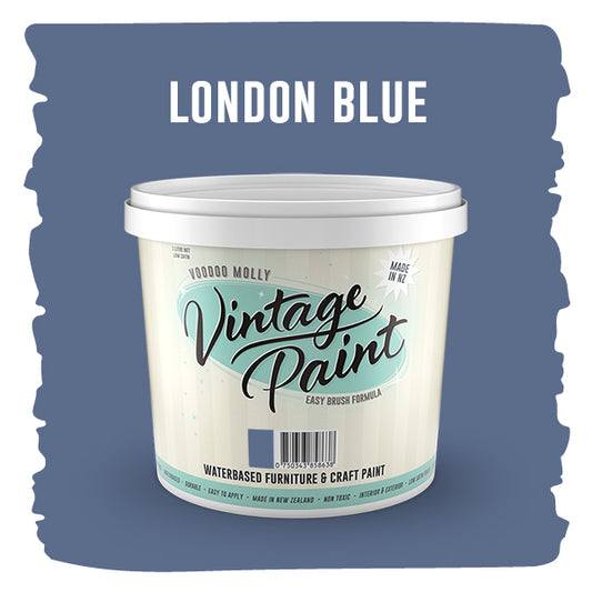 Vintage Paint London Blue 1 Litre / Mollies New Zealand