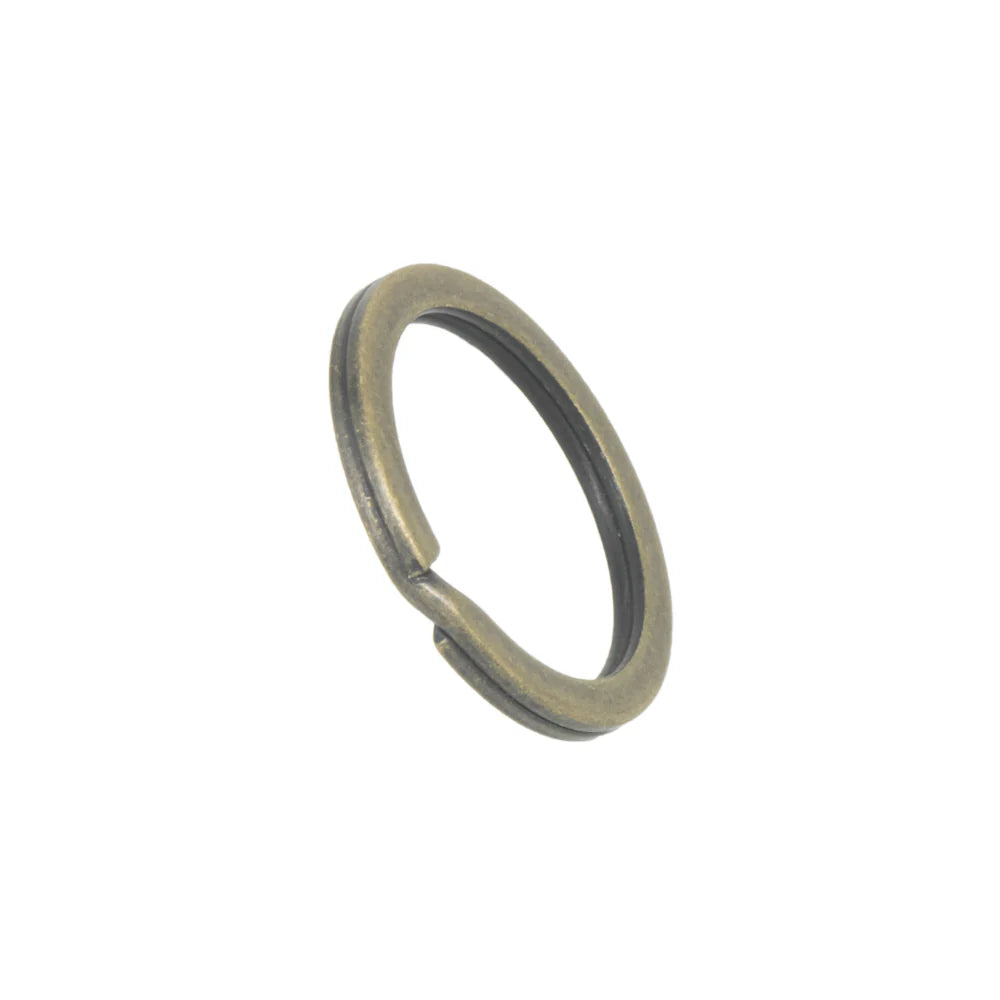 IVAN Deluxe Steel Split Ring Antique Brass 25mm (1") / Mollies New Zealand
