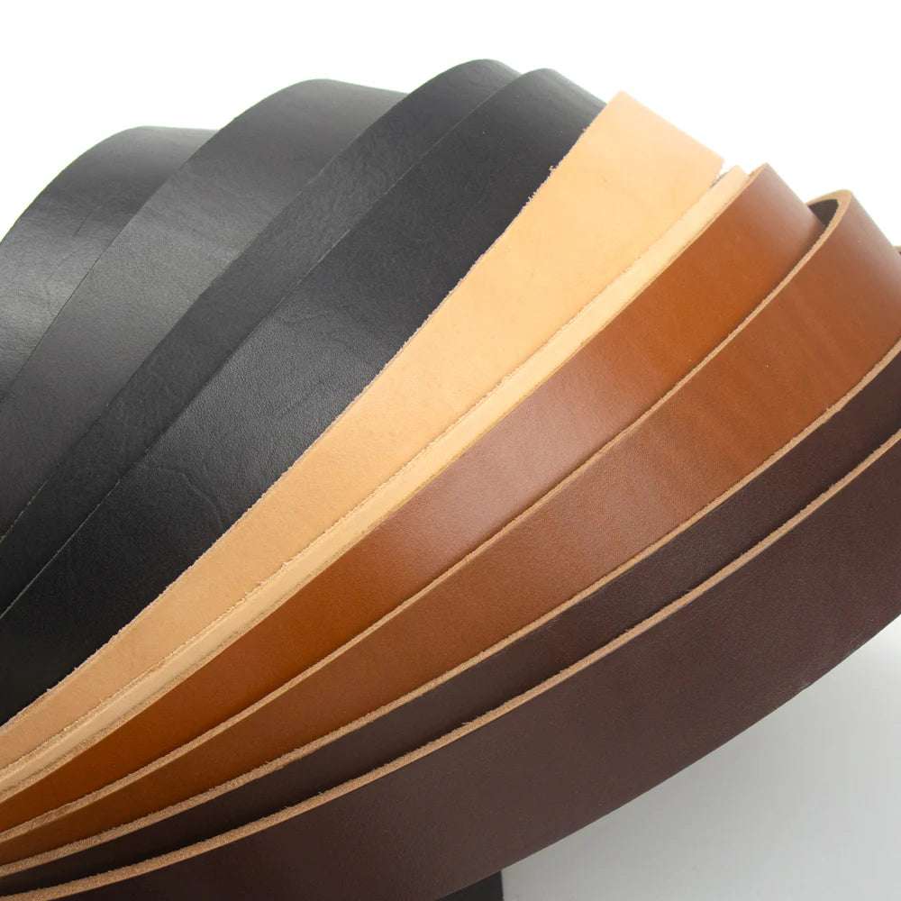 LEATHER Veg Tan Heavy Strips / Mollies New Zealand