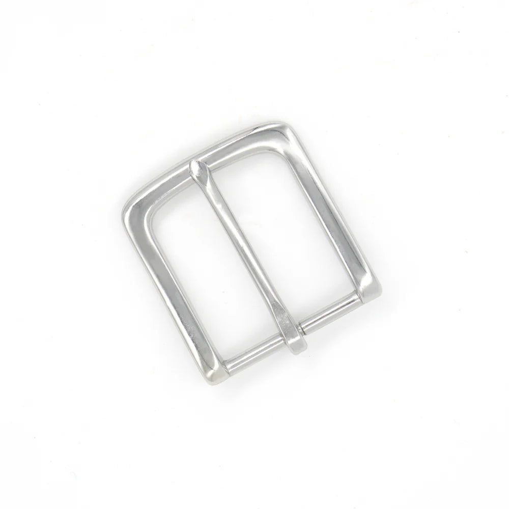 IVAN Wave End Bar Buckle Nickel Plate 35mm (1-3 8") / Mollies New Zealand