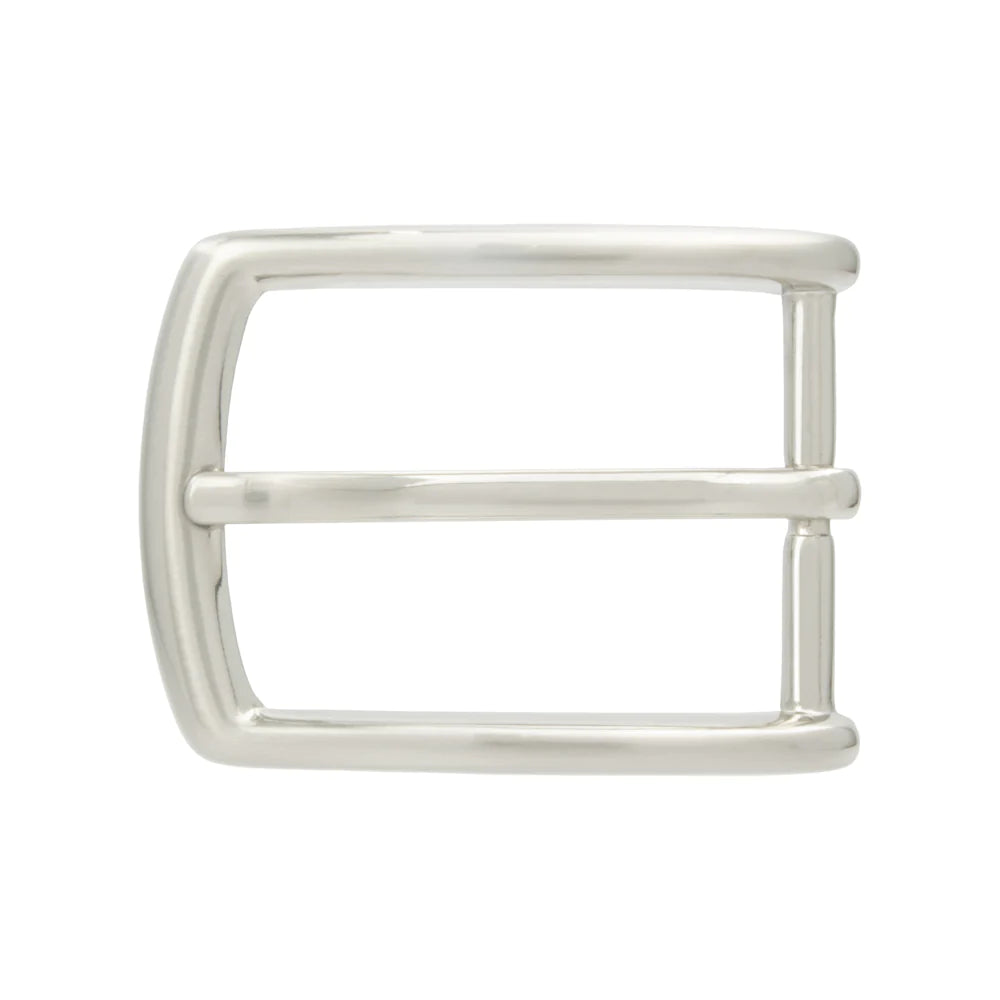 IVAN Carter Dress End Bar Buckle Brushed Nickel 30mm (1-1 4") / Mollies New Zealand