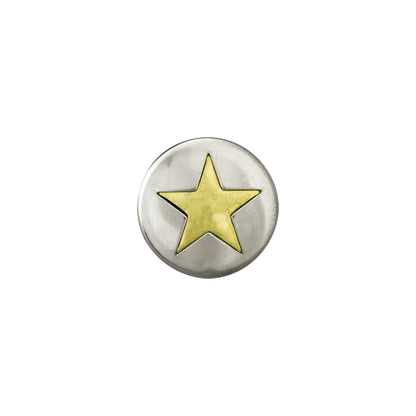 IVAN Themed Star Press Snaps Line 24 Nickel Plate Gold Plate Line 24 / Mollies New Zealand