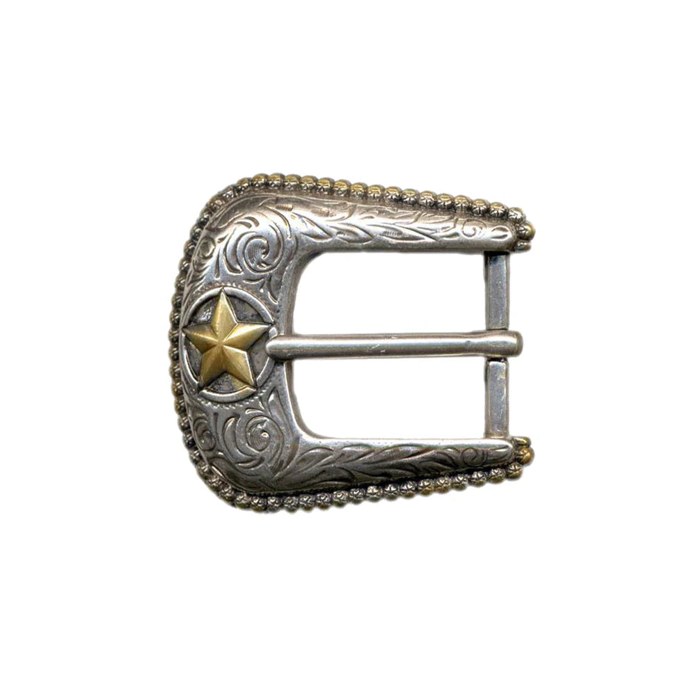IVAN Ranger Star Buckle Antique Silver Antique Gold 25mm (1") / Mollies New Zealand