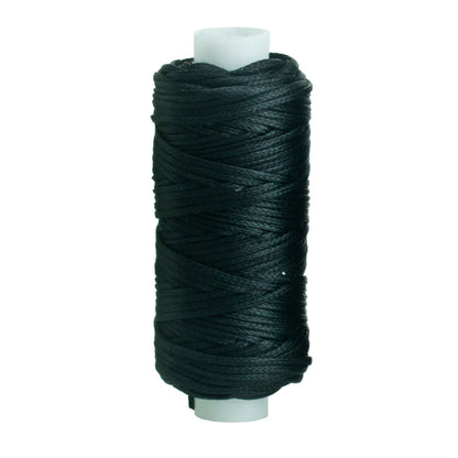 IVAN Waxed Polyester Thread Black 1.0mm 22.8m / Mollies New Zealand