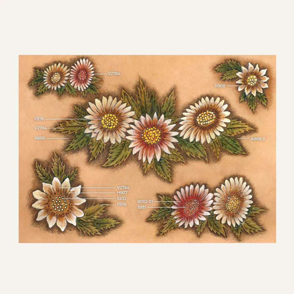 MOLLIES New Zealand / MAKERAID Embossed Pattern Floral Corners #2