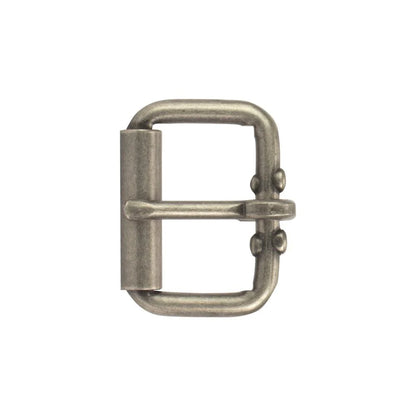 IVAN End Bar Roller Buckle Antique Nickel 38mm (1-1 2") / Mollies New Zealand